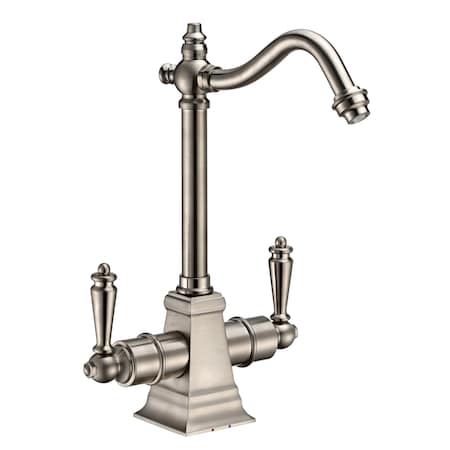 Whitehaus Point Of Use Instant Hot/Cold Water Drinking Faucet W/ Traditional Swi WHFH-HC2011-BN